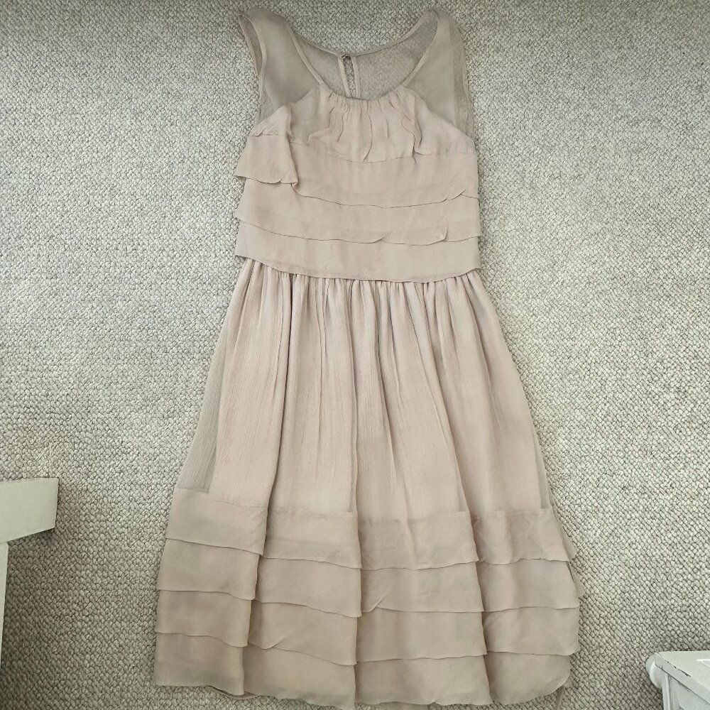 Burlapp Vintage Silk Ballerina Dress Sold By Anthrolopologie
